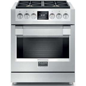 Fulgor Milano F6pdf3041 600 Series 30" Wide 4.4 Cu. Ft. Free Standing Dual Fuel Range -