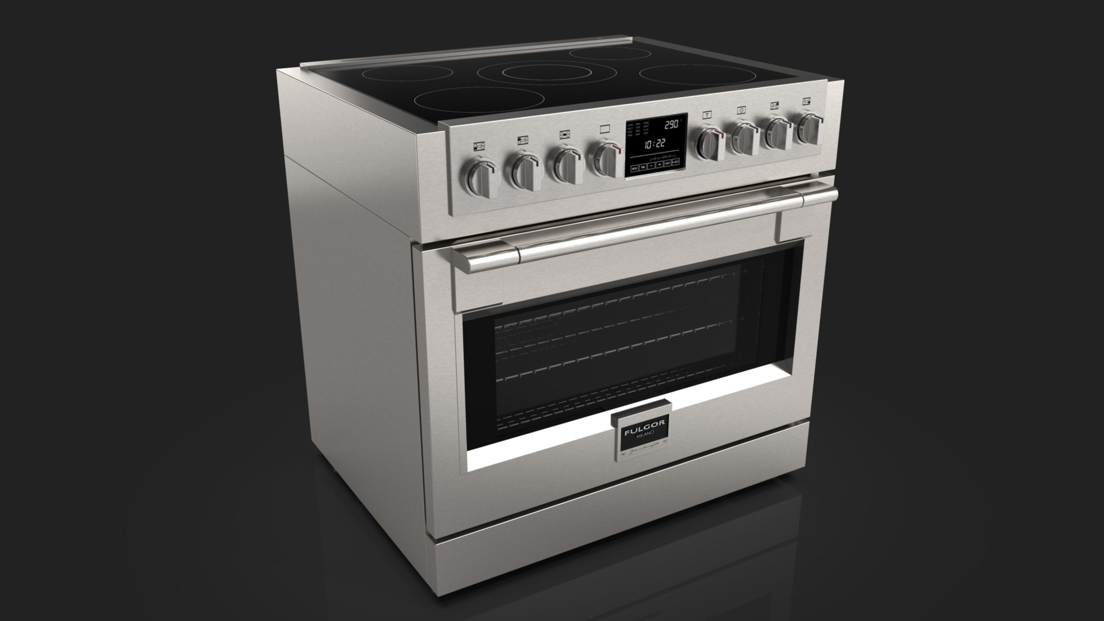 Fulgor Milano F6pir3651 36" Wide 5.7 Cu. Ft. Free Standing Electric Induction Range -