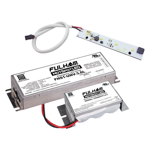 FIREHORSE HOT SPOT FHSKITT03LNC LED Emergency BBU Kit,3W,145 min