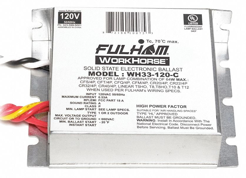 Fulham 10075 WH33120C Fulham WorkHorse 33 Ballast