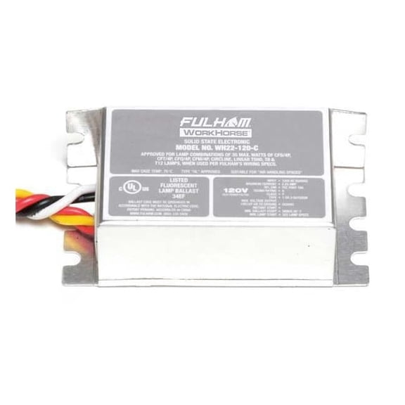 Fulham 5 to 35 Watts, 1 or 2 Lamps, Electronic Ballast WH22-120-C