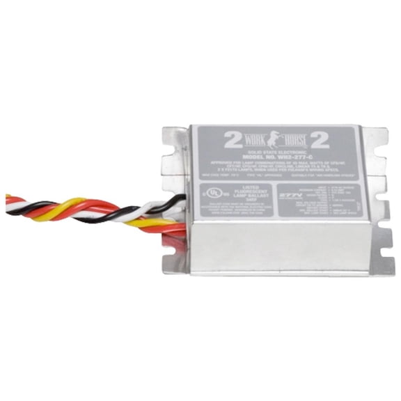Fulham Workhorse 2 WH2-277-C - (2) Lamp Fluorescent Ballast - 277 Volt - Instant Start - 0.87 Ballast Factor