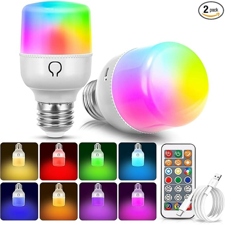 Battery operated light bulb walmart clearance