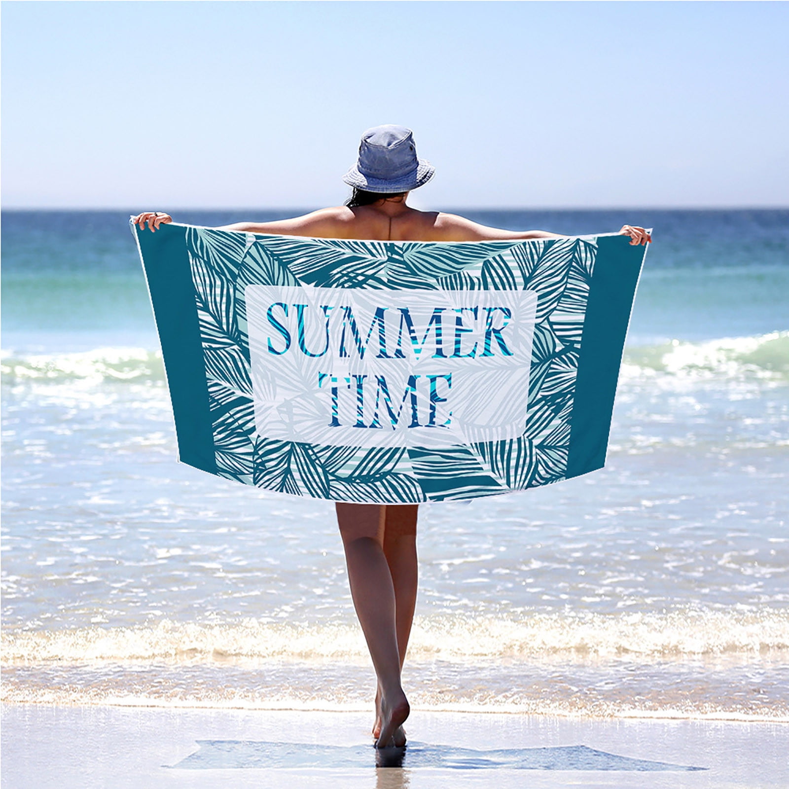 Fulijie 1Pcs Quickydry Microfiber Beach Towels Yoga Mat Sand Beach