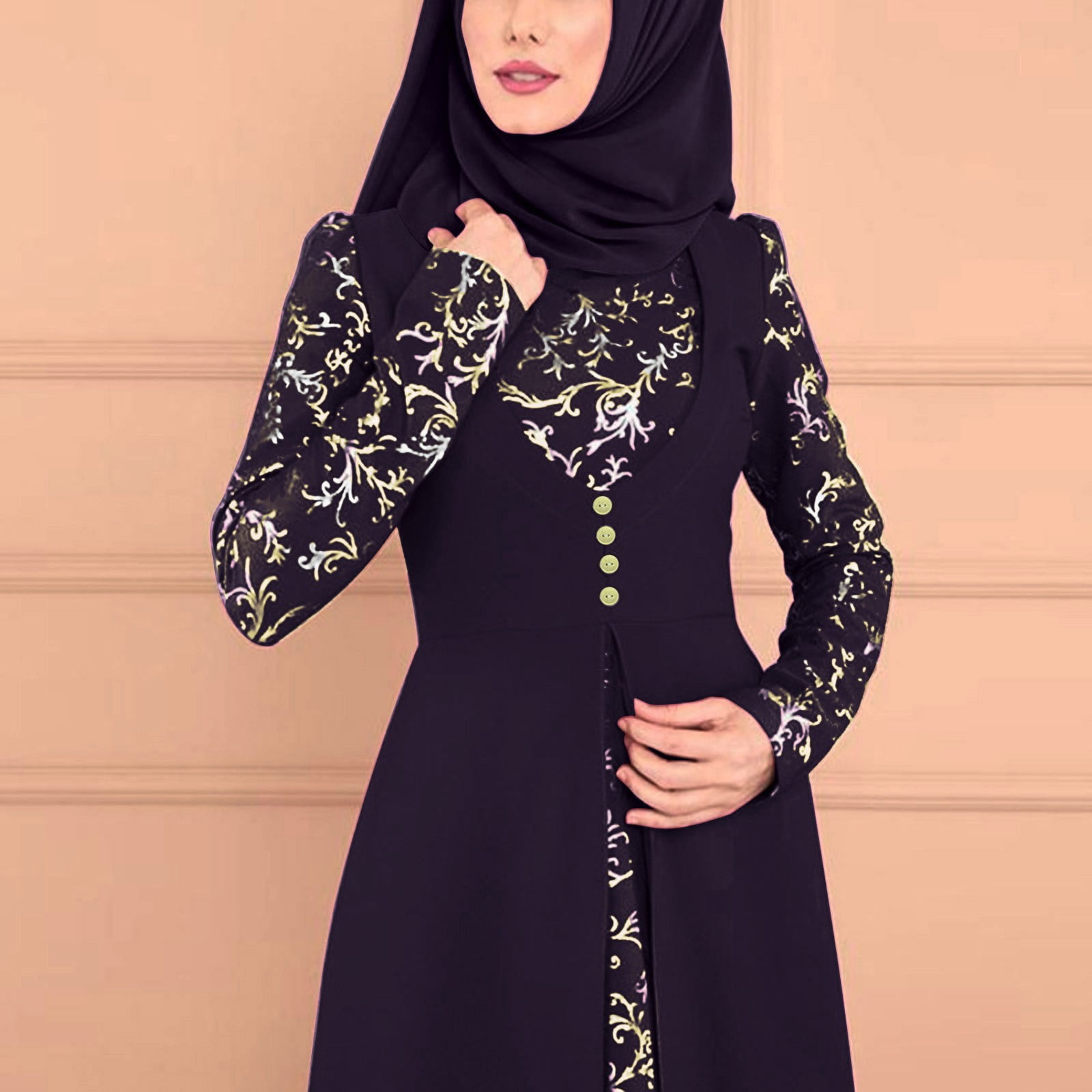 Mevlana Kids Abaya Muslim Girl Dress Hijab