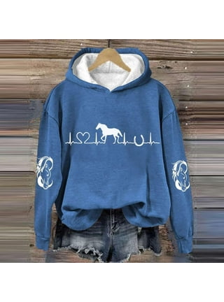 Horse themed hoodies best sale