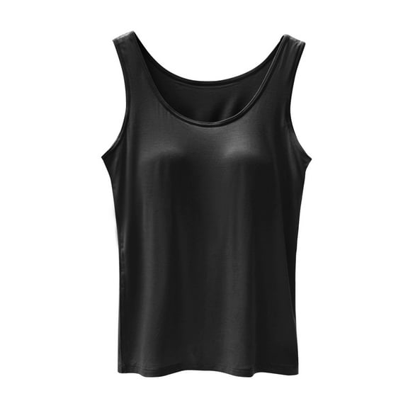 Fulijie No Boundary Seamless with Removable Pads Tank Tops for Women