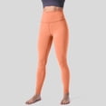 thumbnail image 1 of Fulijie Solid Color Activewear Stretch Sport Yoga Yoga Pants for Women, Size S-3XL, Big&Tall, Orange, Women's Solid Color Fashionable Casual Sports Hip Lifting High Elastic Tight Yoga Pants, 1 of 6