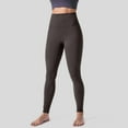 thumbnail image 1 of Fulijie Solid Color Activewear Stretch Sport Yoga Yoga Pants for Women, Size S-3XL, Big&Tall, Brown, Women's Solid Color Fashionable Casual Sports Hip Lifting High Elastic Tight Yoga Pants, 1 of 6