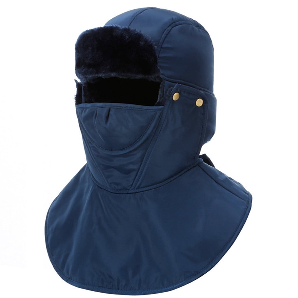 Fulijie Women Winter Warm Windproof Hat Cycling Skiing Warm Winter Cap