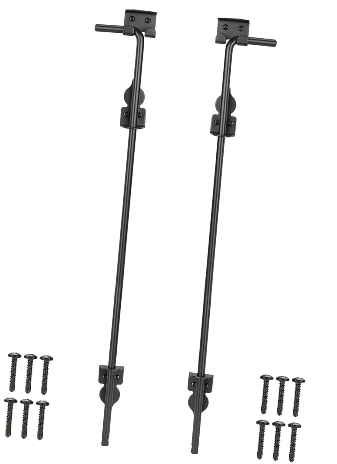 Fuliko 12 Inch Cane Bolt Gate Drop Rod Gate , Gate Ground for Wooden ...