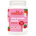 thumbnail image 1 of Wellah Grass-Fed Whey Protein Isolate Powder (Strawberries and Cream) 30 Servings - With Prebiotics, Enzymes & Probiotics, 20g of Protein, 100 Calories, Naturally Sweetened, 1 of 4
