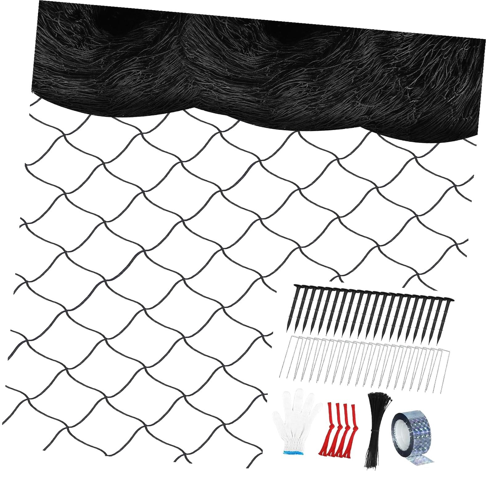 Fuliko 25' x 100' Bird Netting with 2.4