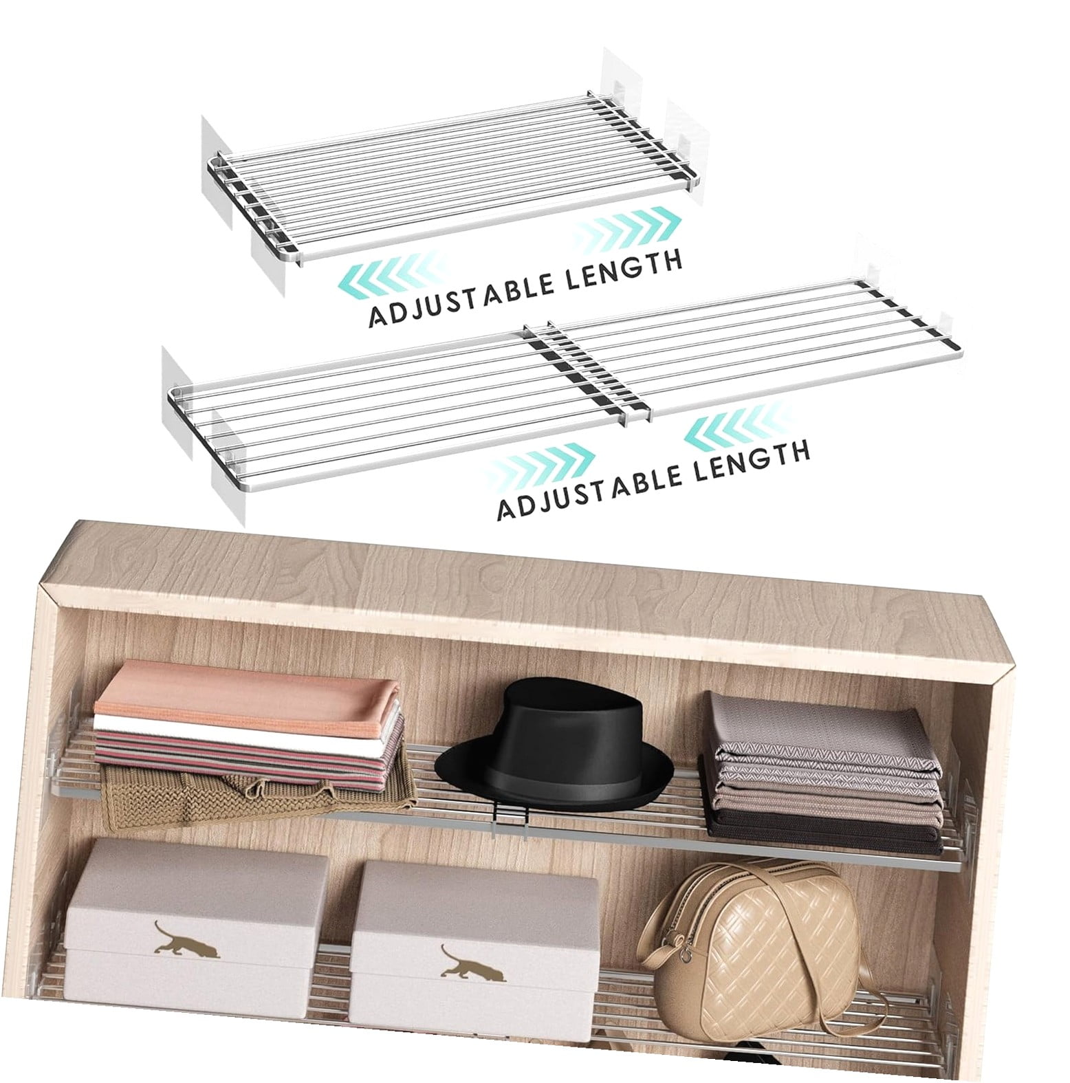Tension Shelves For Closet