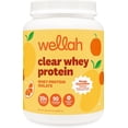 thumbnail image 1 of Wellah Clear Whey Protein Isolate Powder (Mango Clementine) 30 Servings - 20g of Protein, 90 Calories, Sweetened with Stevia, 1 of 5