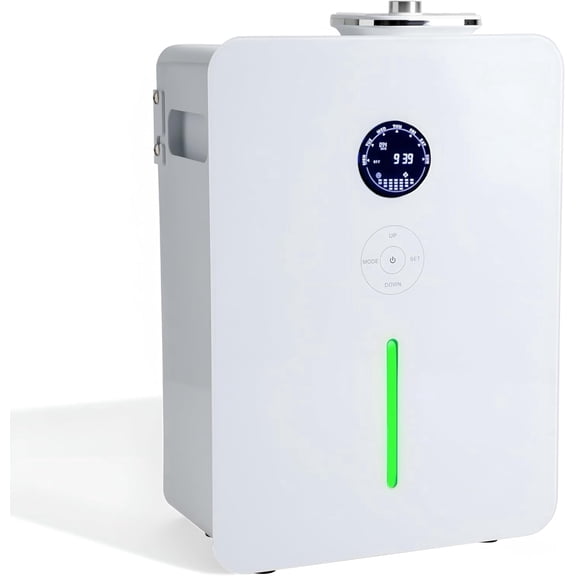 Aroma Scent Diffuser Bellagio - for Up to 3500sq ft HVAC System or Stand Alone - Fragrance Oil Hotel Diffuser Heatless, Waterless, Smart Timer