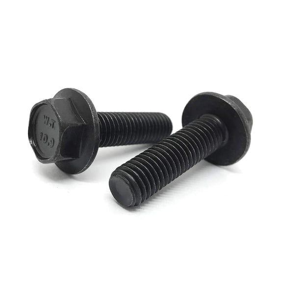 Bulloni A Flangia Esagonale Grado 10.9 &ndash; Colore Zinco &ndash; Metrici Da M6 A M16 &ndash; Conforme A GB5787