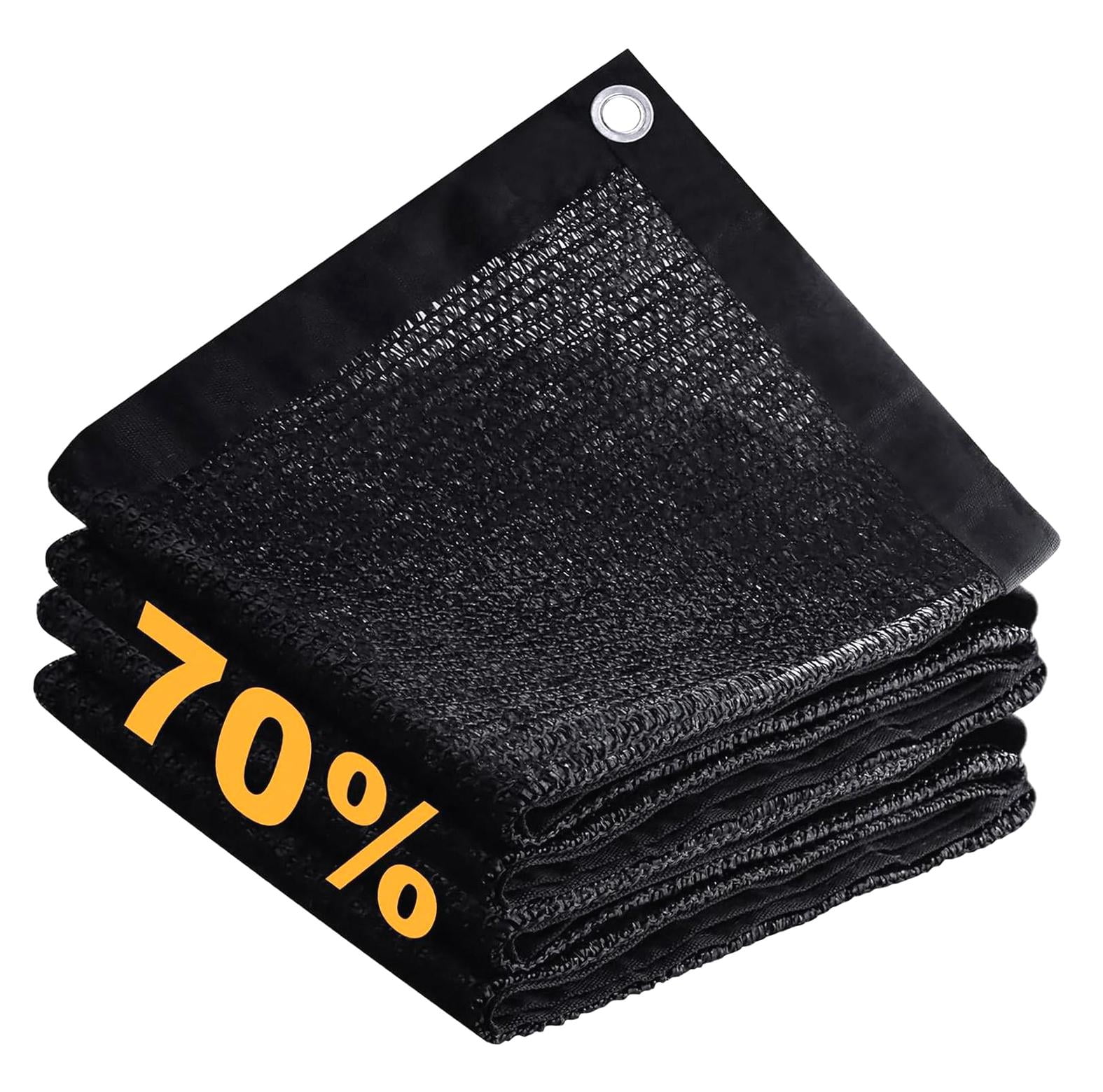 70% Garden Shade Cloth 6'x3' – UV Protection Net With Grommets For Plants, Kennels, Patio-1362484