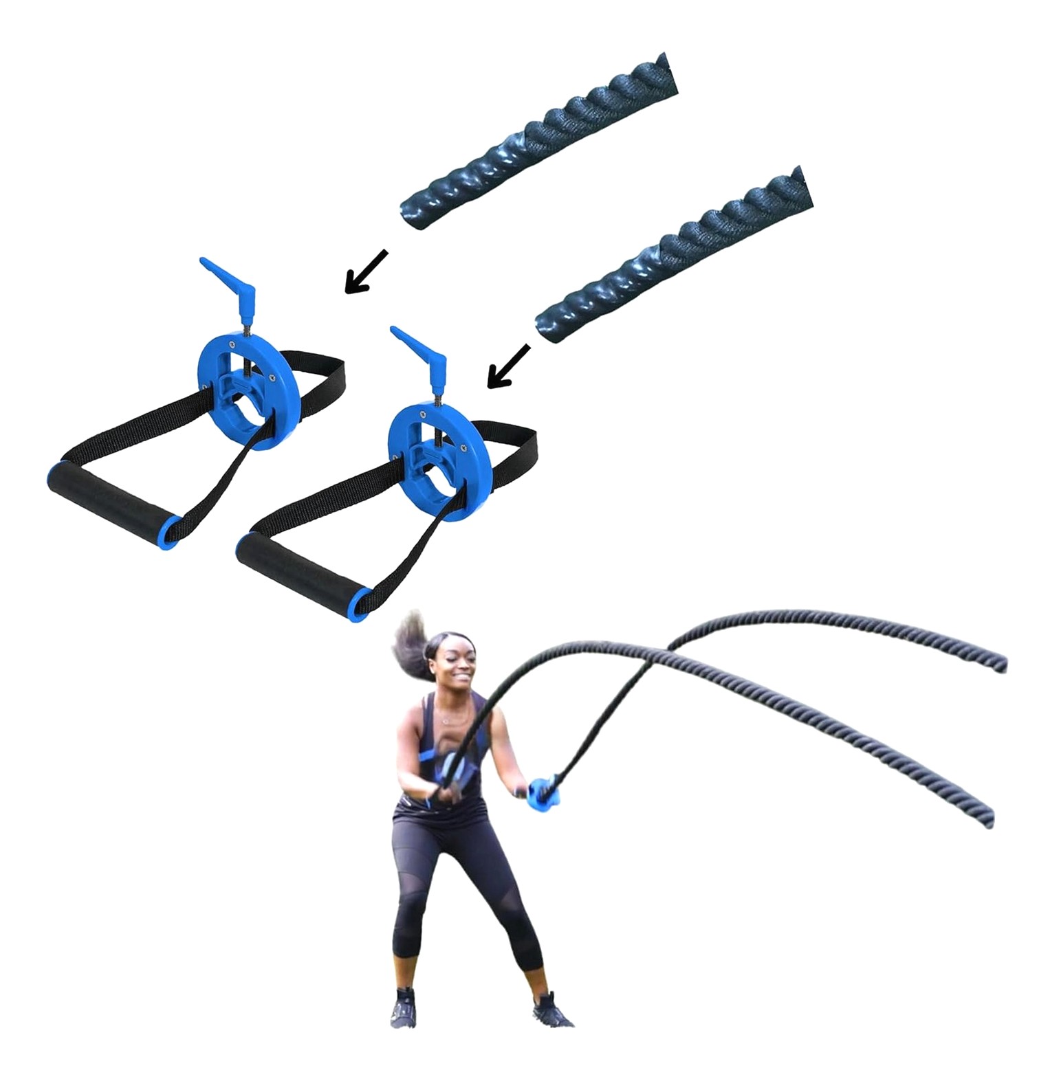 Fuliko Battle Gripz - Premium Hand Grip for Battle Ropes | 4 Versatile ...