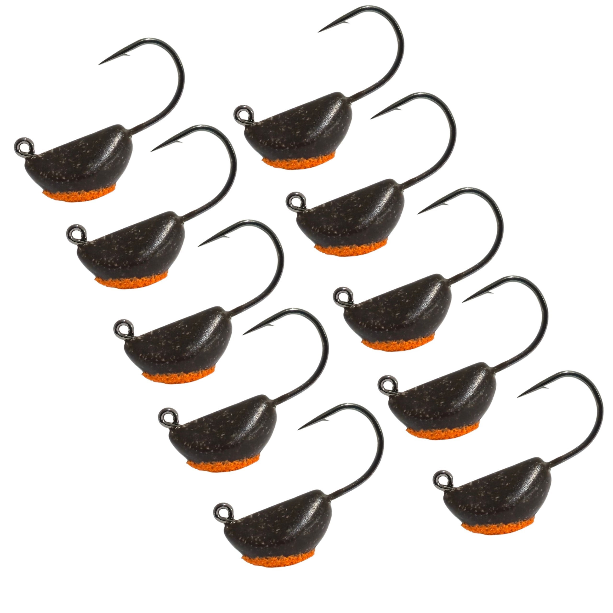 Jetty Jigs Saltwater Jig Heads, 3/4oz, Mud Crab, Jumbo 10 Pack