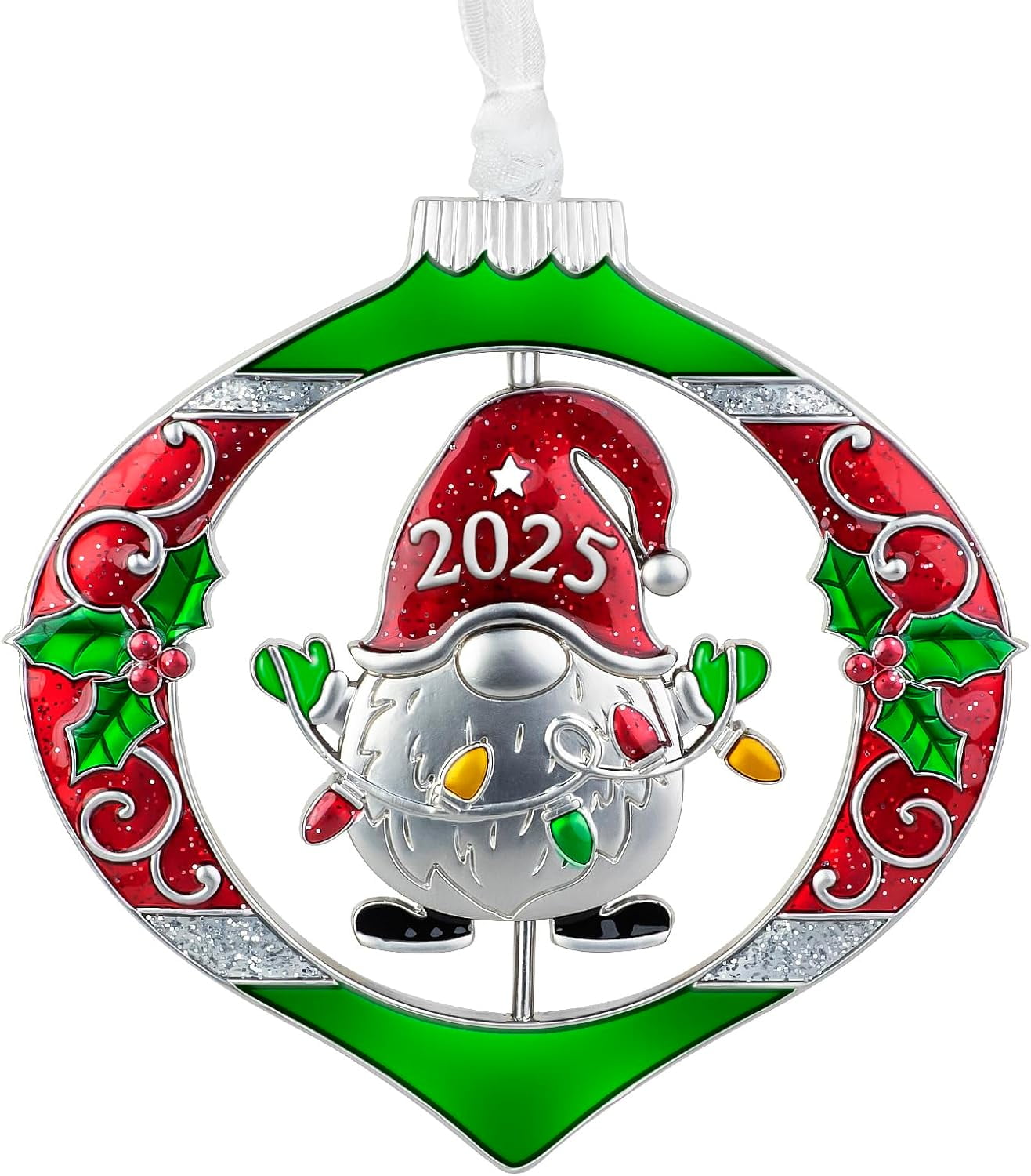 Fuliko Christmas Tree Ornaments – 2025 Rotation Hanging Pendant of Car ...