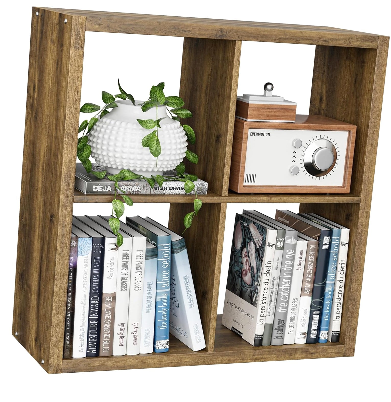 Fuliko Cube Storage Organizer Bookcase, 11-inch Open Back Cubical with ...