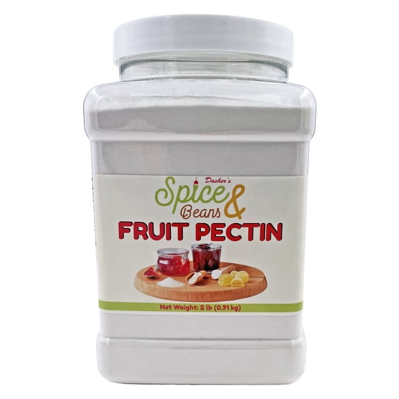Fruit Pectin - Thickener, Jams, Jellies, Preserves, Fillings, Gummy Candies - by Dasher's Spice & Beans - 2 lb