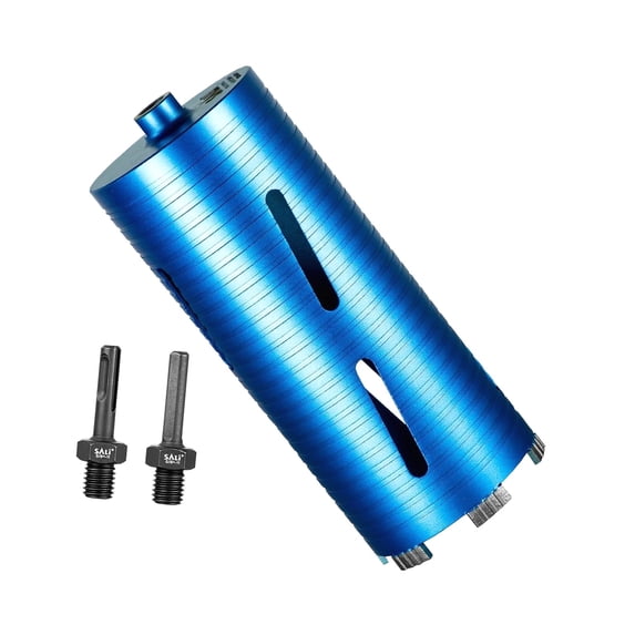 Fuliko Diamond Core Drill Bits 3 1/2" Diameter 10"/254mm Depth 5/8-11" Thread Core Bit - Welded Segments for Cured Concrete with Brick, Block, Masonry