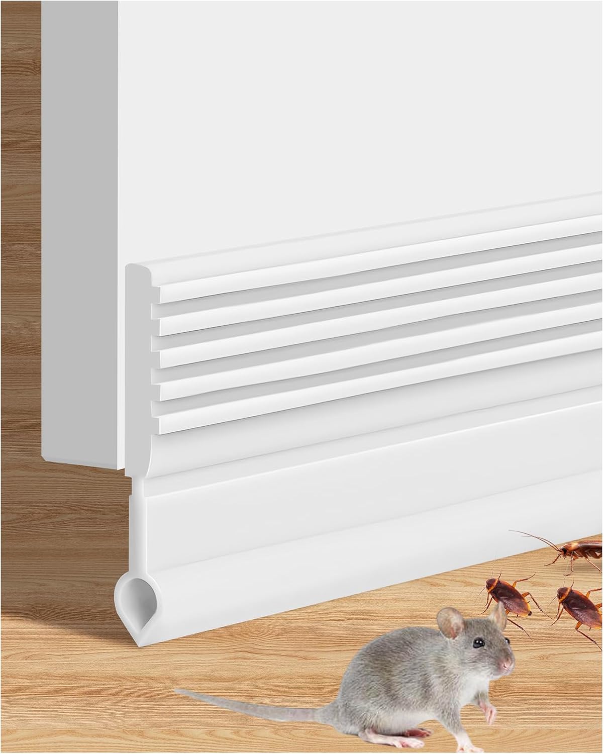 Fuliko Under Door Draft Stoppers, Door Sweep Door Weather Stripping ...