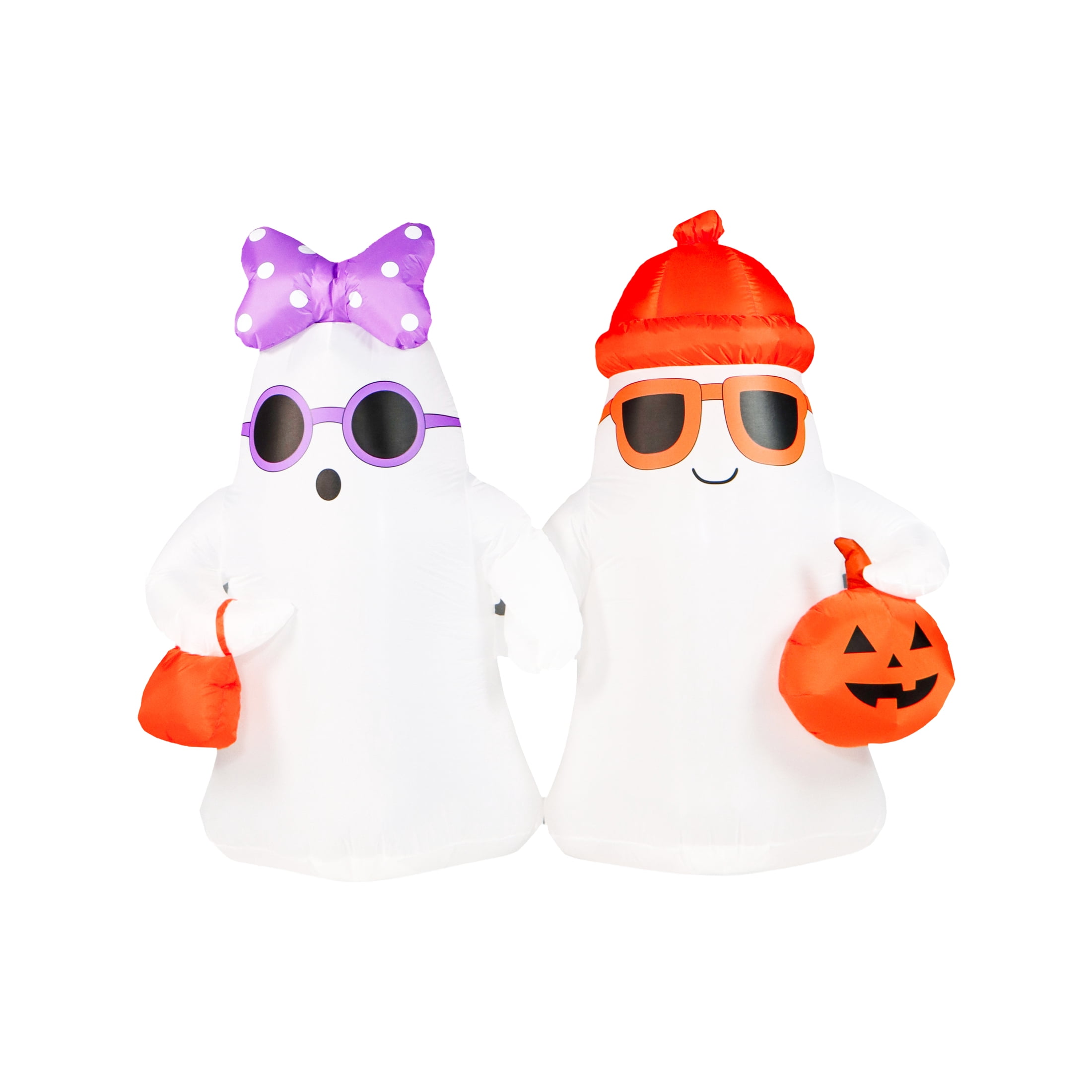 Ghost Couple Airblown Yard Inflatable, Multicolor, 4', Halloween by Way To Celebrate