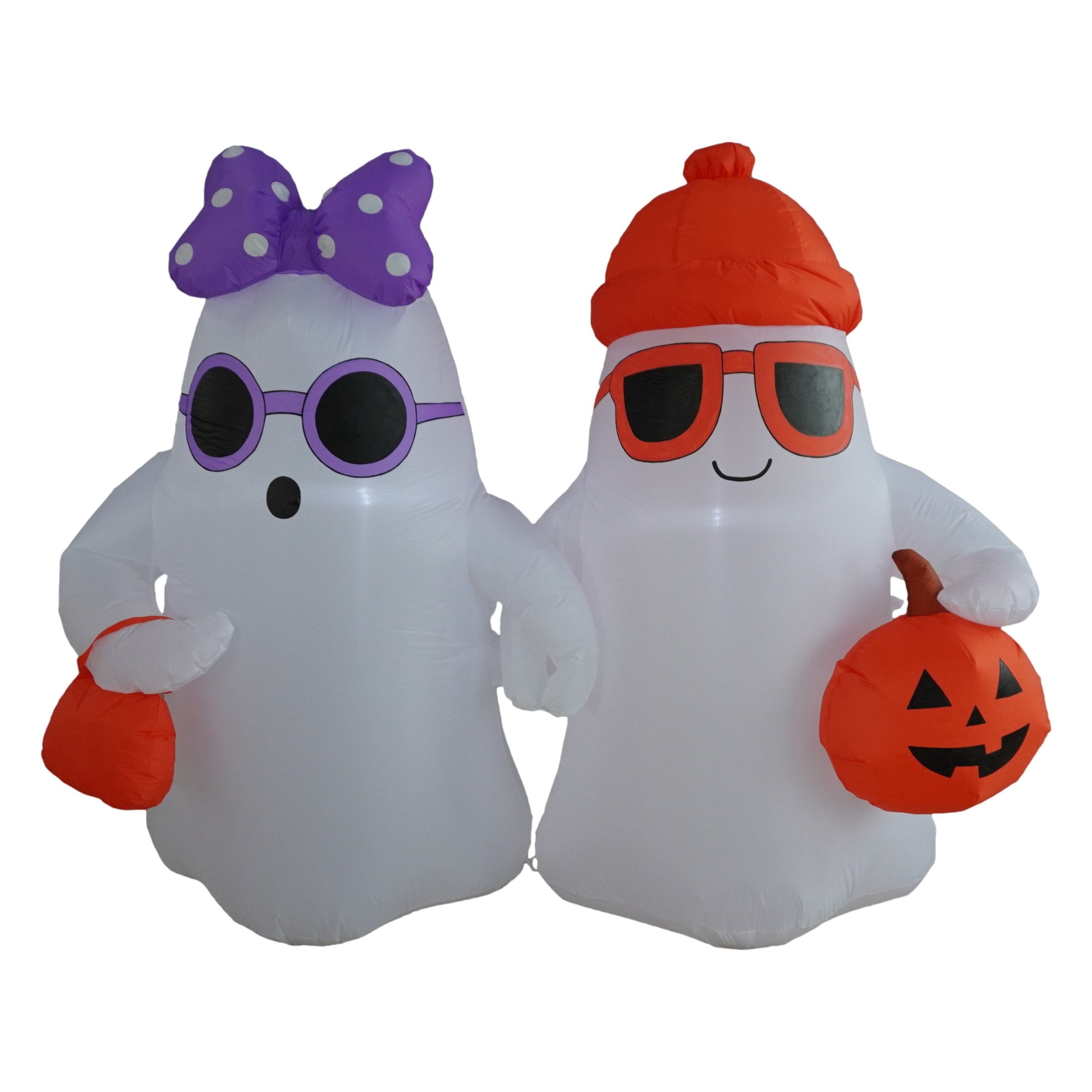 Ghost Couple Airblown Yard Inflatable, Multicolor, 4', Halloween by Way To Celebrate