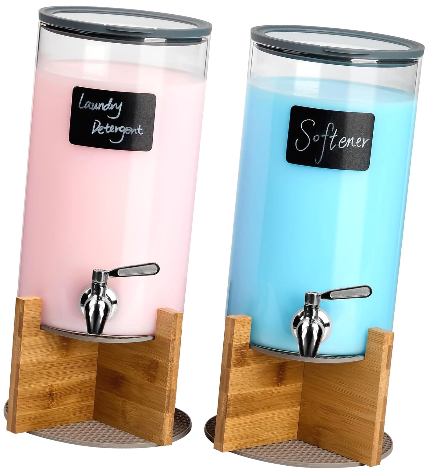 Fuliko Laundry Detergent Dispenser with Holder,1.1 Gallon Laundry ...