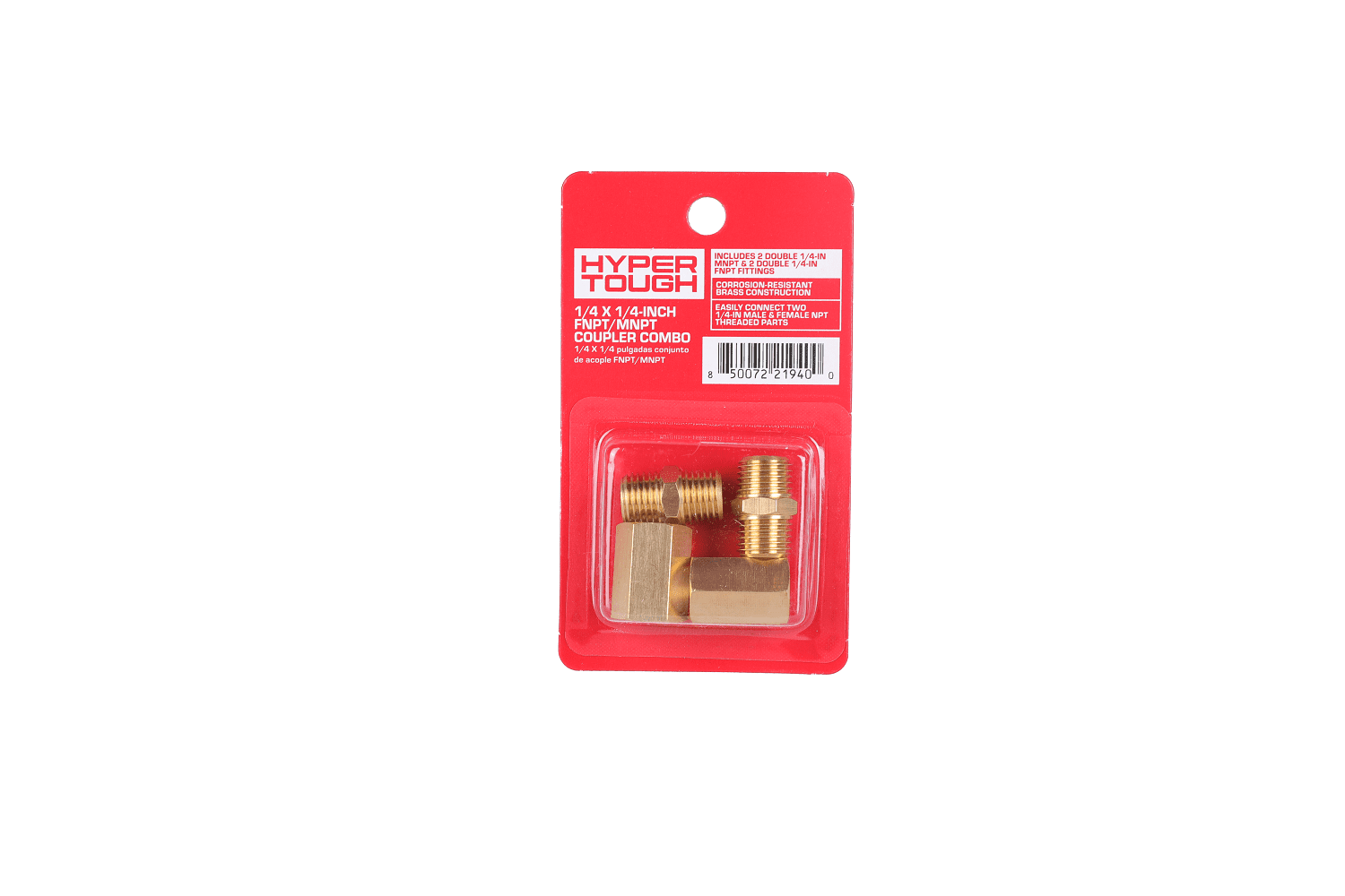 Hyper Tough 1/4 X 1/4 - Inch Fnpt/Mnpt Coupler Combo, Manufacturer Part Number SP1005