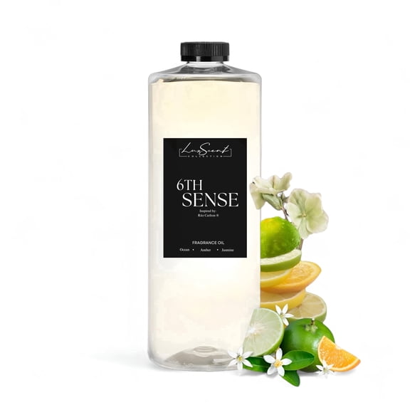 Luxscent Collection Aroma Oil, 1200ml, 6th Sense, Waterless Essential Oil for Aroma Diffuser, Fits in Any Diffuser