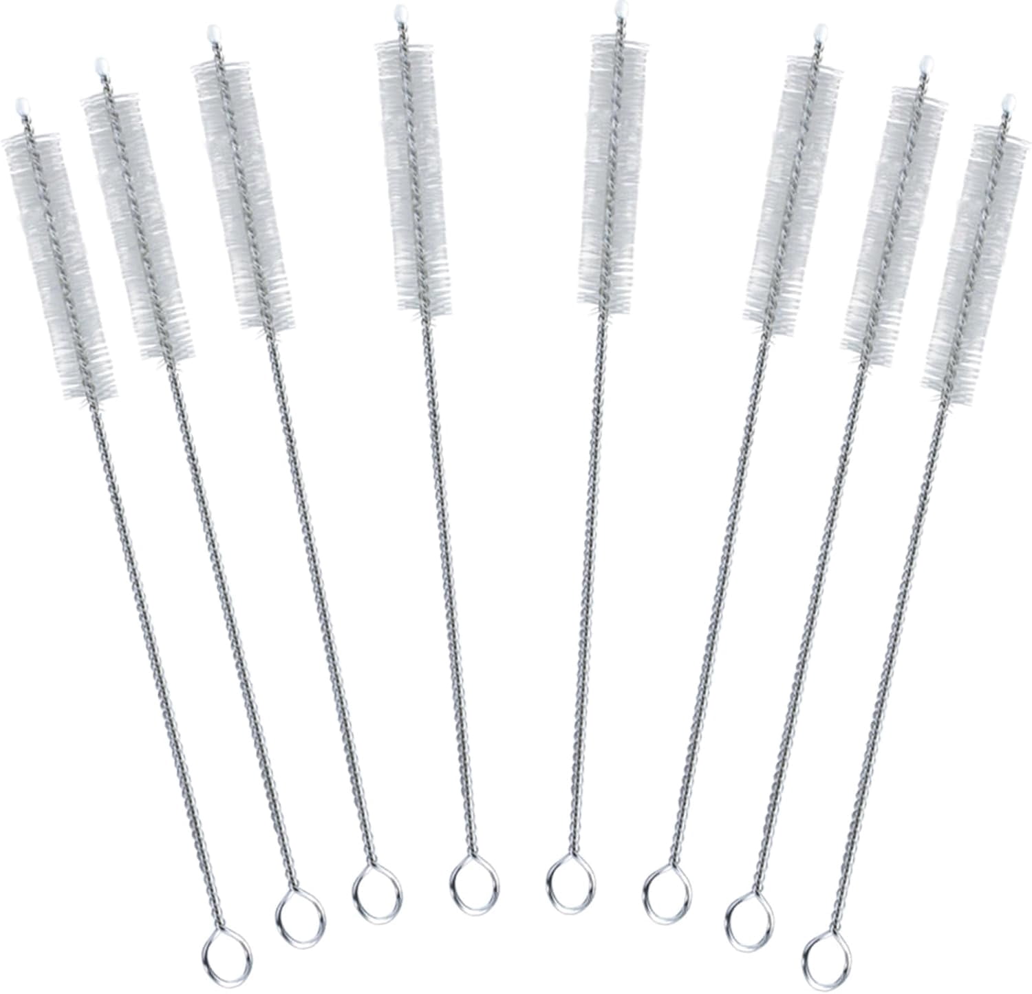 Automatic Straw Cleaner Fuliko Long Straw Cleaner Travel: 8 Pack Straw Cleaner for Cleaning ...