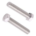 thumbnail image 1 of Fuliko M6-1.0 10mm (40 pieces) Hex Bolts, 304 Steel 18/8, Hexagon Bolts, Complete Thread Coverage, Coarse Thread, DIN933, 1 of 7