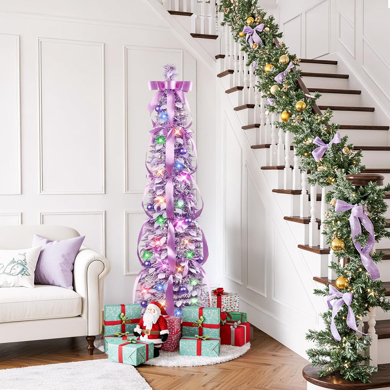 Collapsible Tree With Identation Fuliko NIETING Christmas Tree Decorations, Artificial Collapsible Tree ...