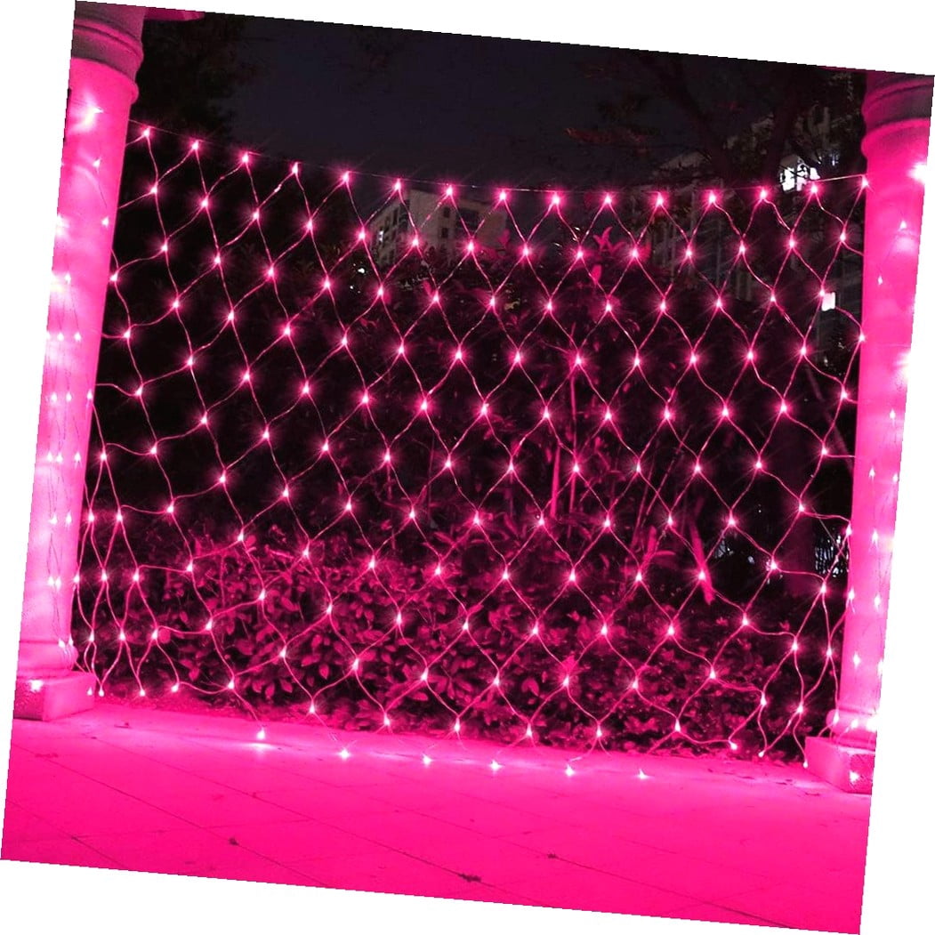 Fuliko Net Light, 100LED String Light Plug in Connectable Tree Wrap ...
