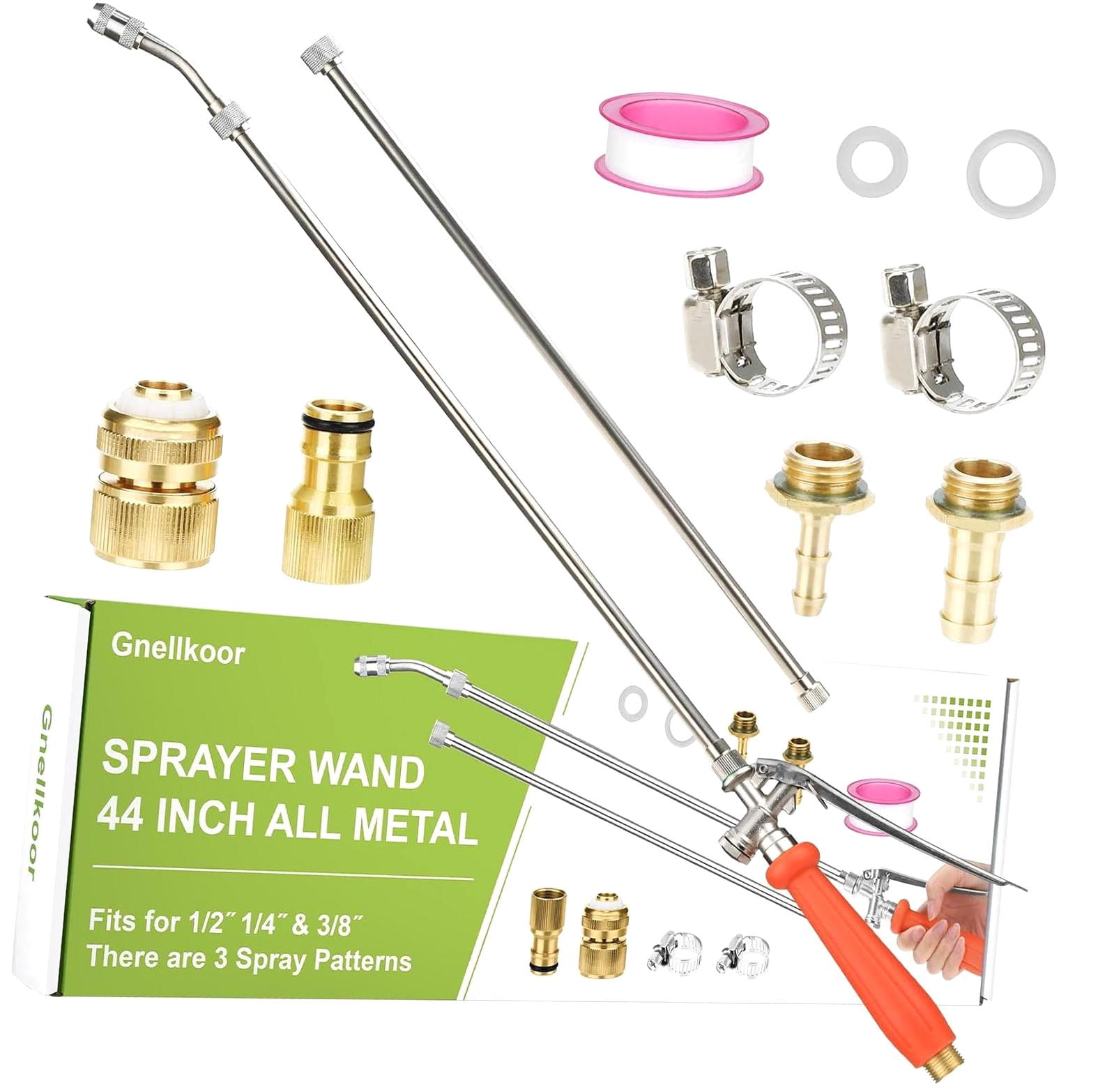 Fuliko Pump Sprayer Extension Wand Replacement - 44 Inch All Metal ...