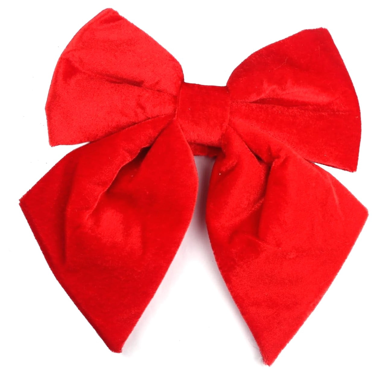 Fuliko Red Velvet Bow Topper Christmas Bow 12 Inch for Wreaths, Doors and Decor (2 Pack, 12 Inch)