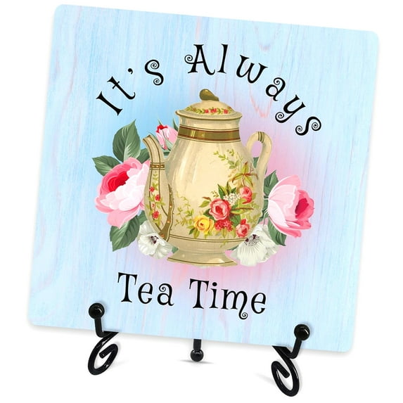 Fuliko Tea Decor, Coffee And Tea , Kitchen Must Haves, Wood Plaque ...