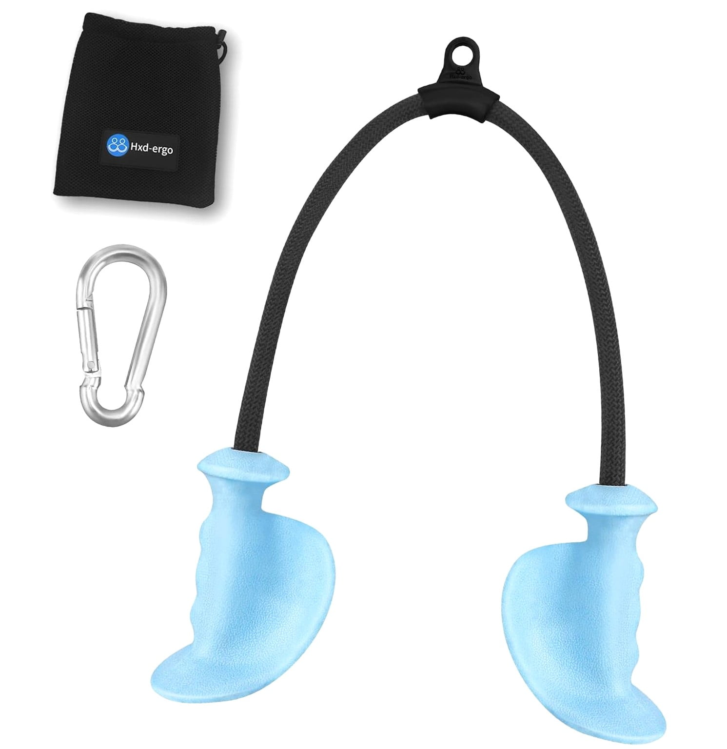 Ergonomic Tricep Rope Attachment - 38 Inch Anti-Slip Gym Cable Rope For Pull Downs & Exercises - View #7