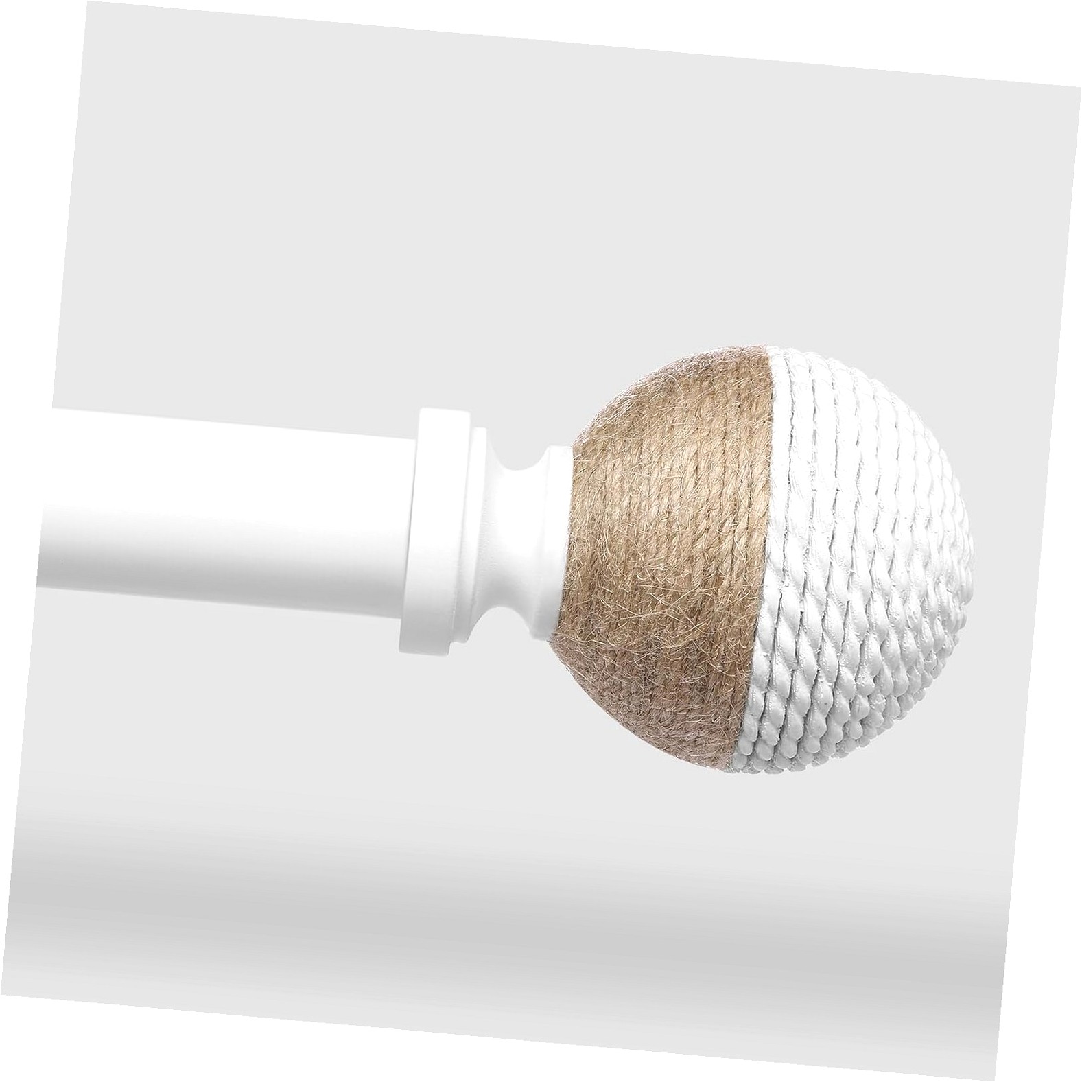 Fuliko White Curtain Rods for , 1