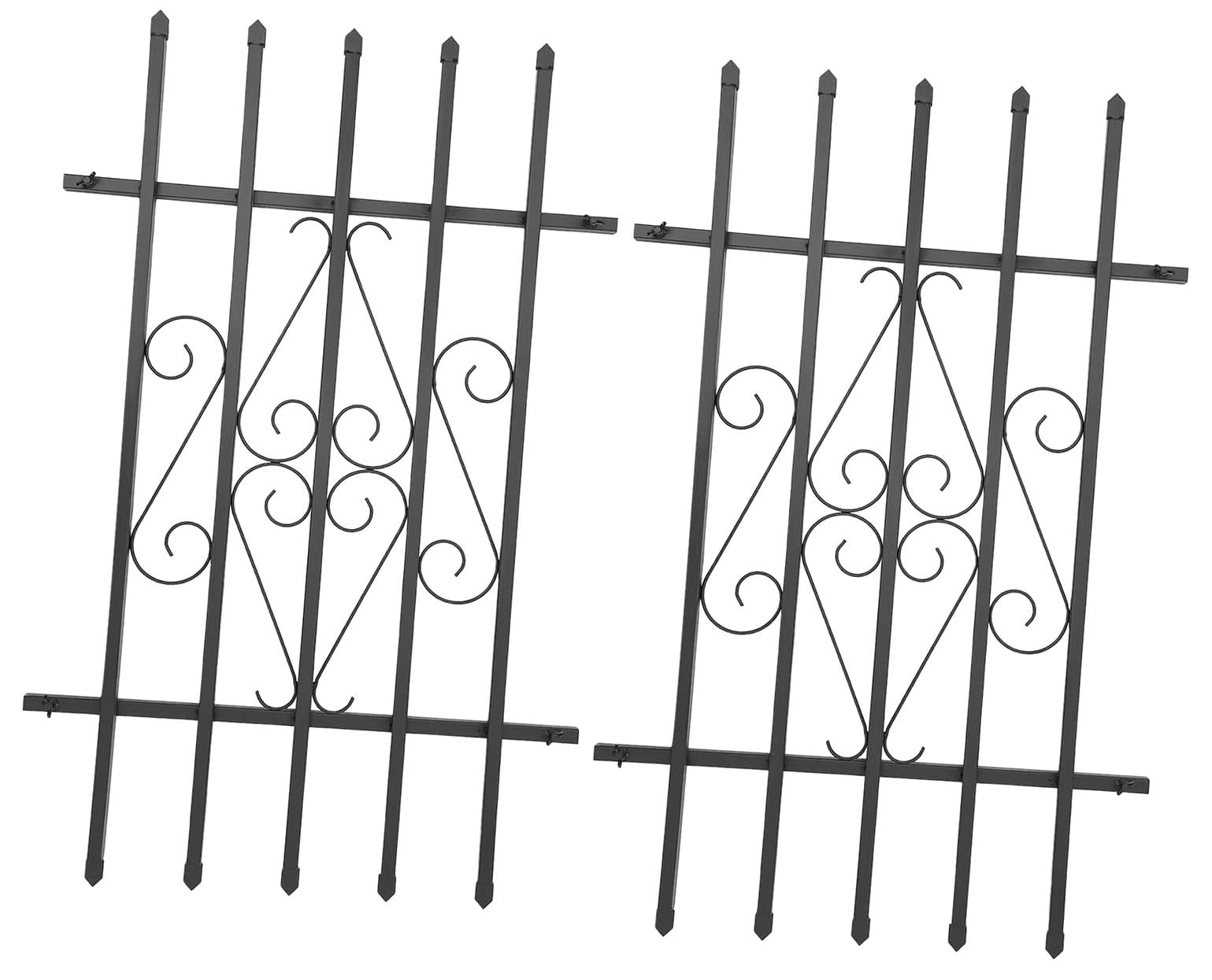 Fuliko Window Security Bars, Sturdy Iron Window Guard, Adjustable ...