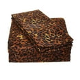 thumbnail image 1 of Full 3-PC (1 Fitted + 2 Pillowcases) Pure Organic Bed Sheet Set 1000-Thread Count, 18" Deep Pockets - Leopard Print, 1 of 6
