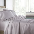 thumbnail image 1 of Long-Staple Sateen Cotton Sheets Set - Ultra Soft Double Brushed & Washed in Mauve for Full Size Bedding - Comfort Canopy, 1 of 13