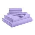 thumbnail image 1 of Full 6-PC Sheet Set 600-TC 100% Egyptian Cotton, 19" Deep Pockets - Lilac, 1 of 7