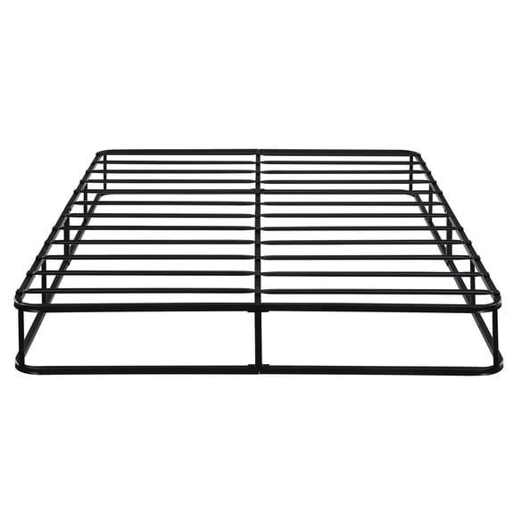 Full - 600 lbs Weight Capacity - Bedroom Usage - Black Metal Mattress Foundation