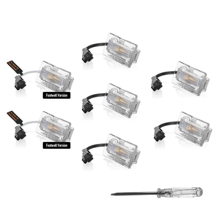 Full 7 Pieces for Tesla Model Y, Ultra-Bright Interior Lighting Upgrade LED Kit