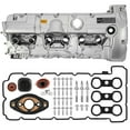 thumbnail image 1 of Full Aluminum Engine Valve Cover for BMW N52 E70 E82 E90 E91 328i 528i 128i X3 X5 Z4  (Silver), 1 of 8